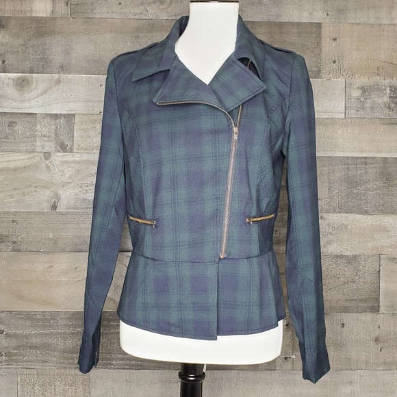 CAbi Jackets & Blazers - Moto Jacket Tartan Plaid CAbi #3181 6